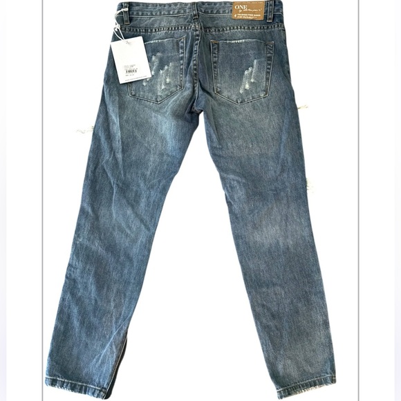 One Teaspoon Trashed Freebird Jeans NWT - Picture 2 of 4
